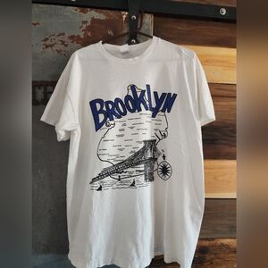Brooklyn Boroughs White T-shirt